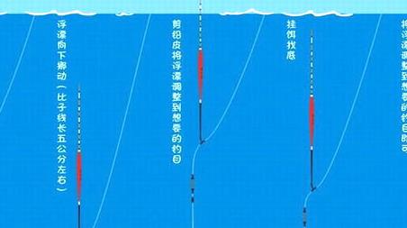 手竿立漂调漂方法图解